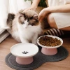 Cat food bowl, dog bowl, anti-knock cat food bowl, neck guard, pet drinking water bowl, tall cat food bowl Application Scenario